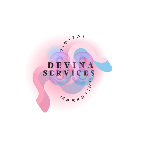 digital marketing logo abstract gradient